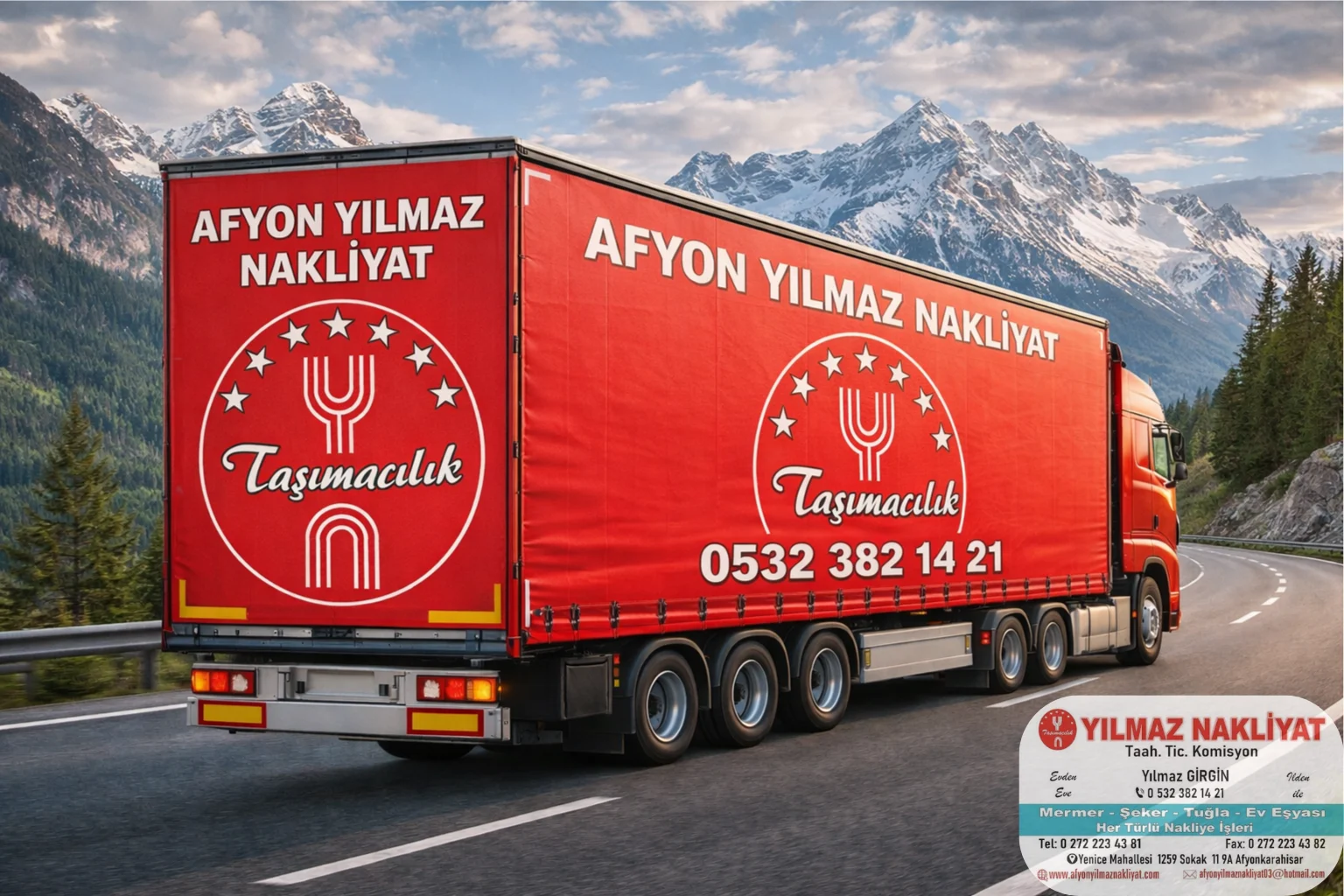 Afyon Yılmaz Nakliyat tanıtım görseli